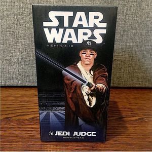 NEW YORK YANKEES AARON JEDI JUDGE BOBBLEHEAD NIB SGA STAR WARS